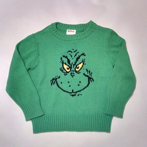 Dr Seuss Kids Big Girls Ugly Christmas 3//4 Length Sleeve T-Shirt